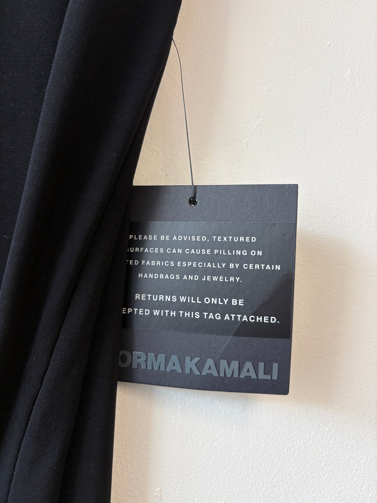 Norma Kamali Black Bootleg Trousers