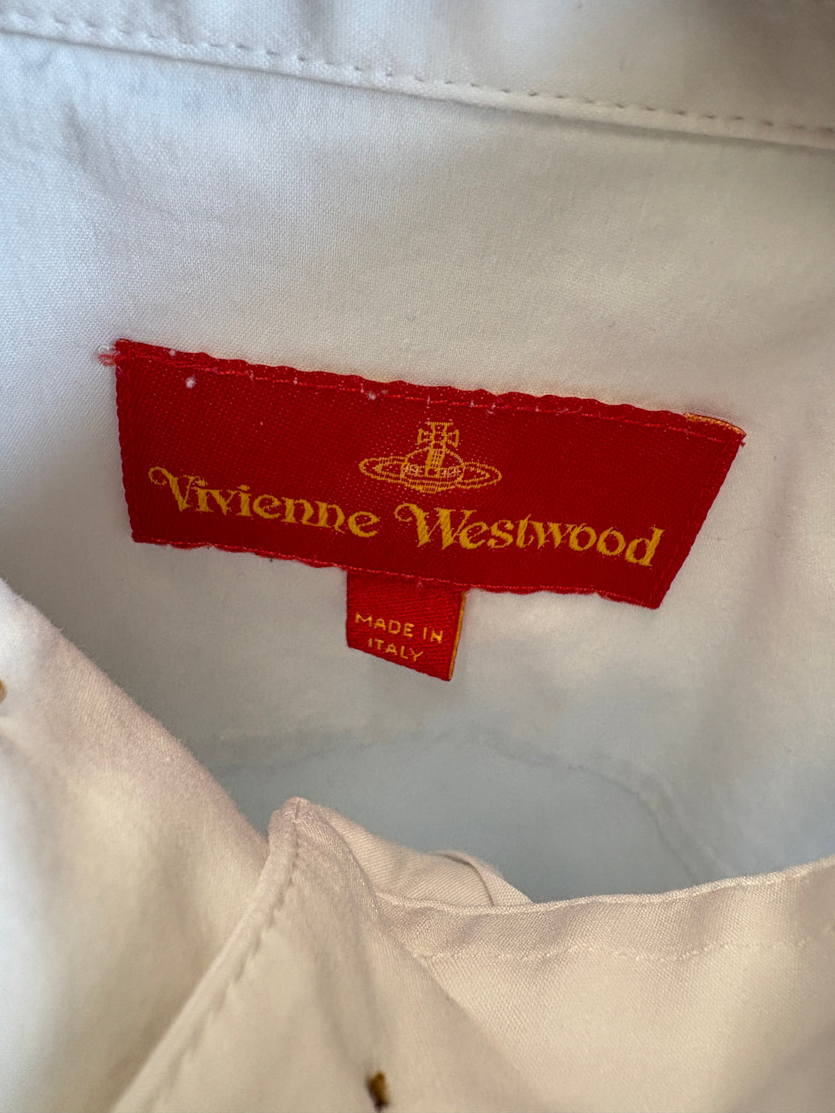 Vivienne Westwood Krall White Long Sleeve Shirt