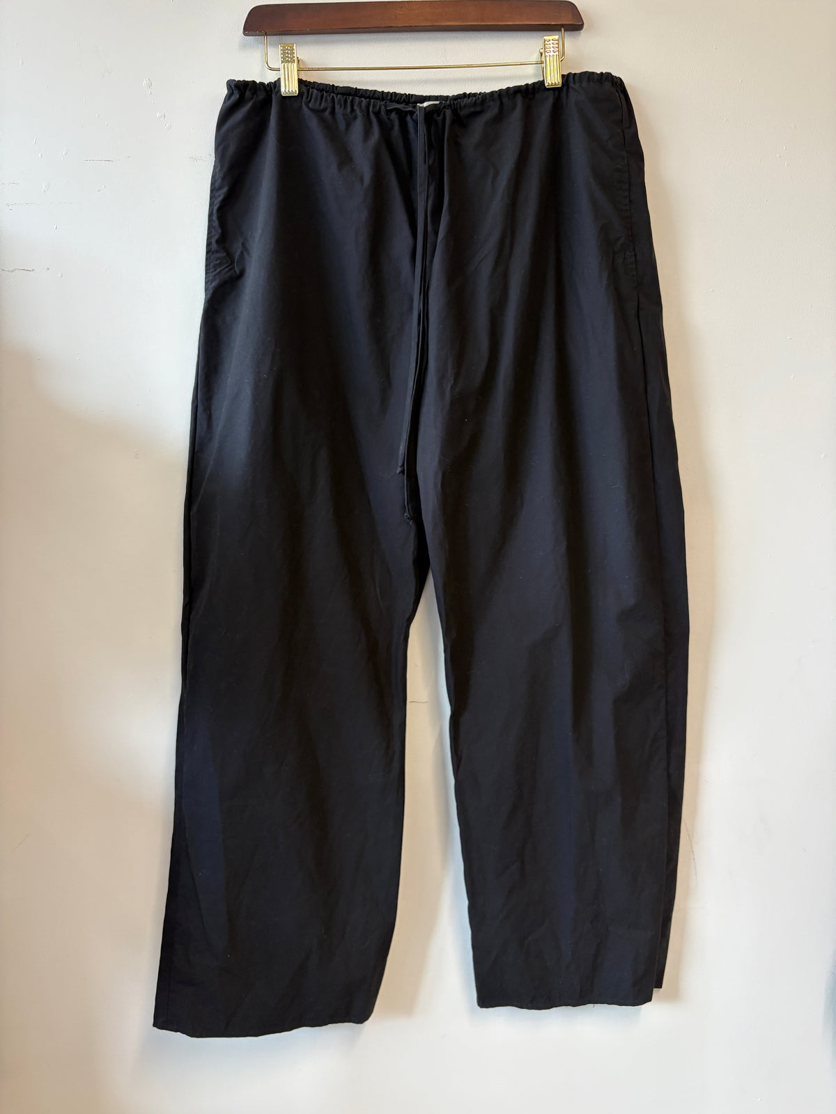 Clyque Black Wide Leg Cargo Trousers