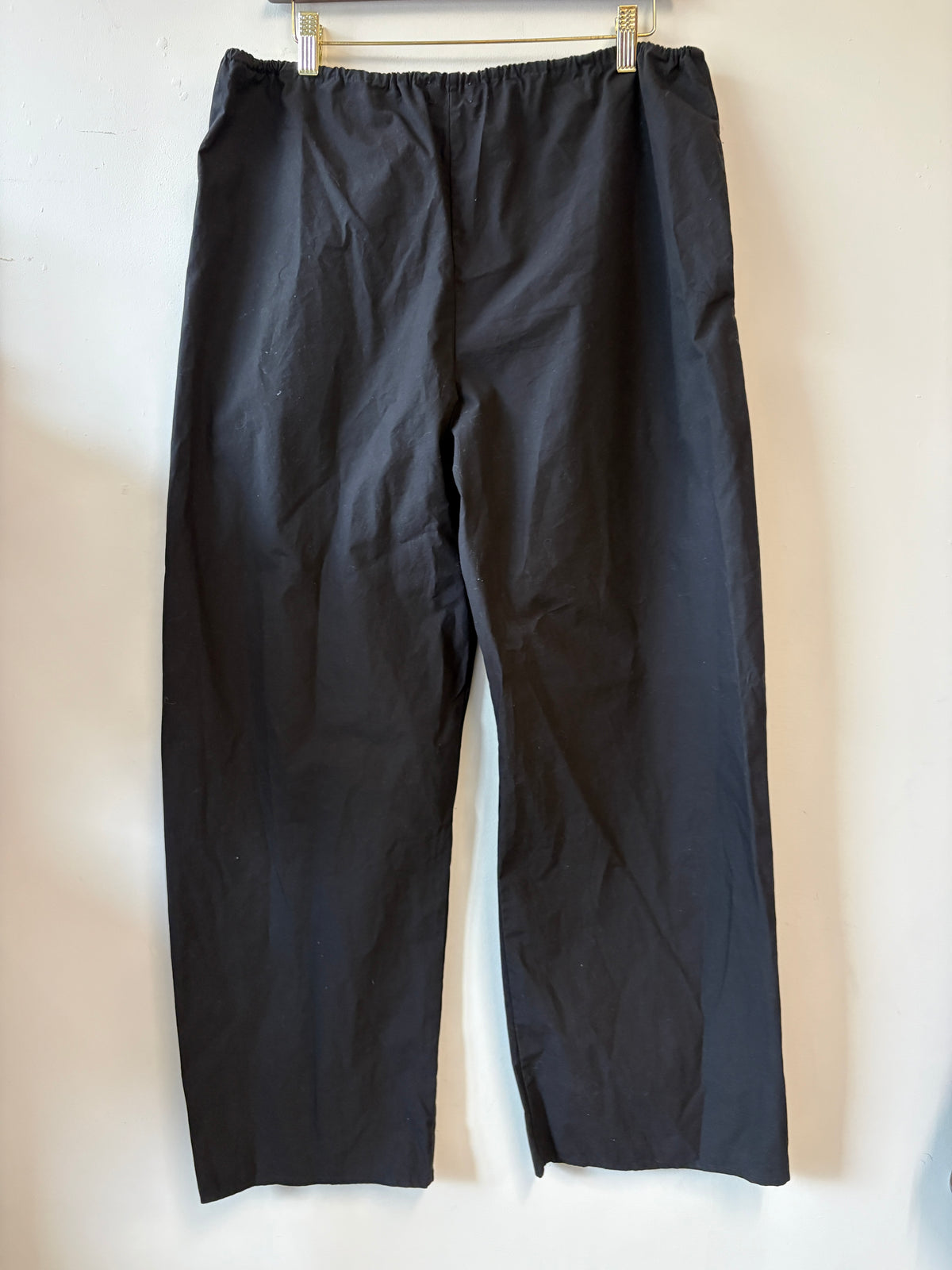 Clyque Black Wide Leg Cargo Trousers