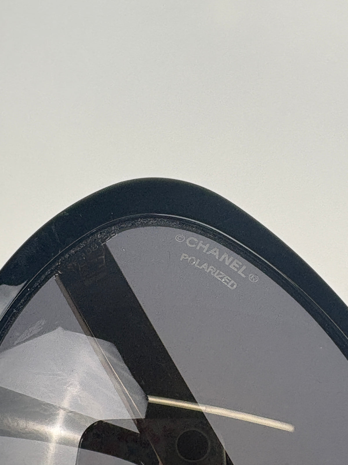Chanel Black Sunglasses With Gold Small CC