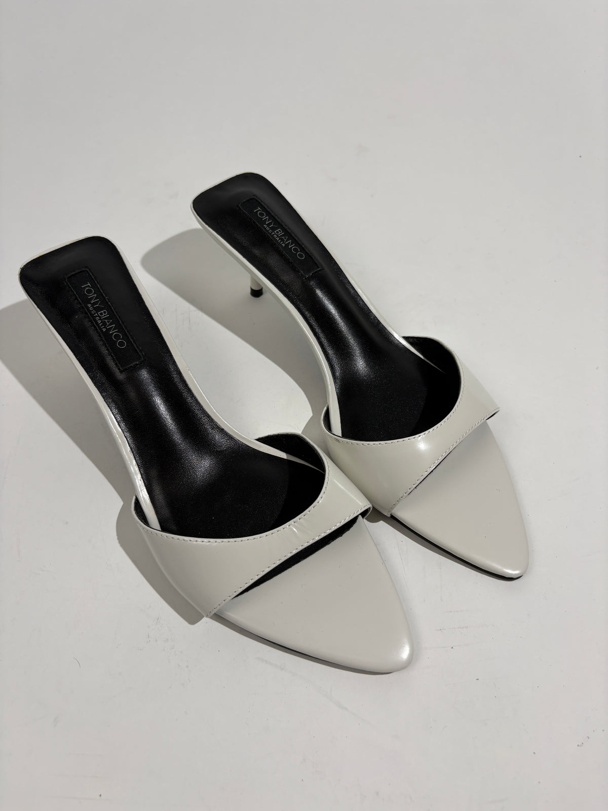 Tony Bianco White Fiesta Heels