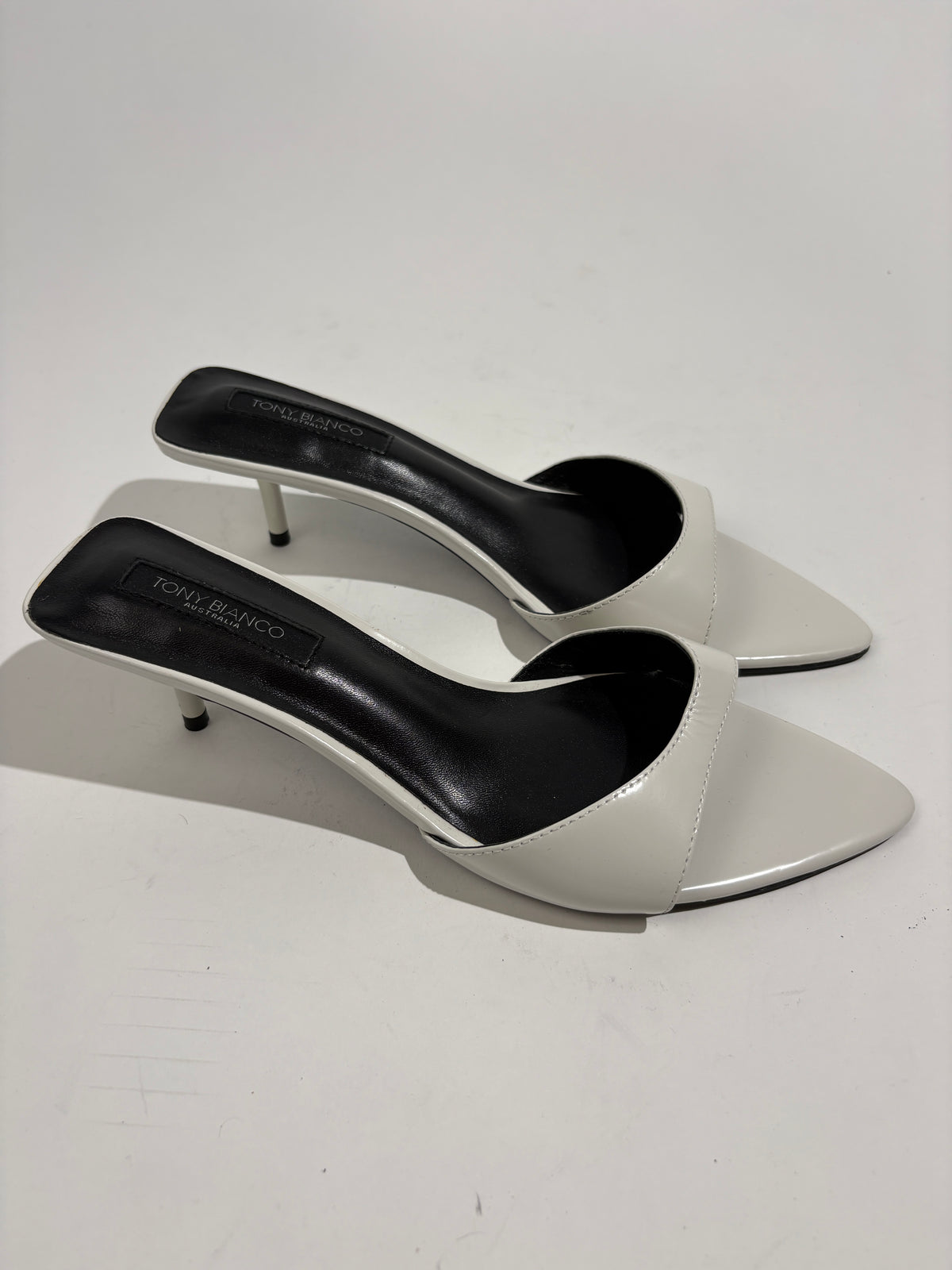 Tony Bianco White Fiesta Heels
