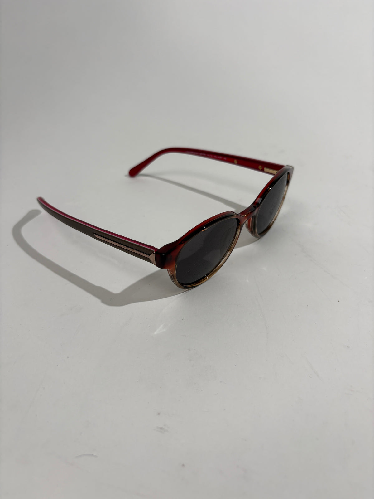 Givenchy Red Round Sunglasses