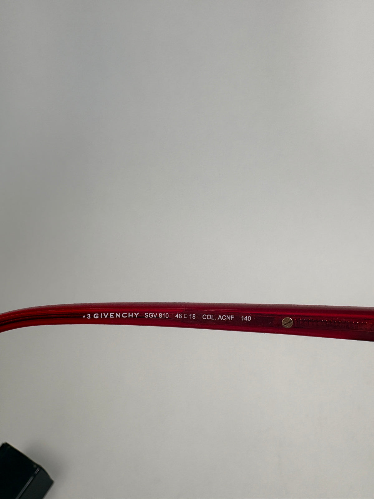 Givenchy Red Round Sunglasses