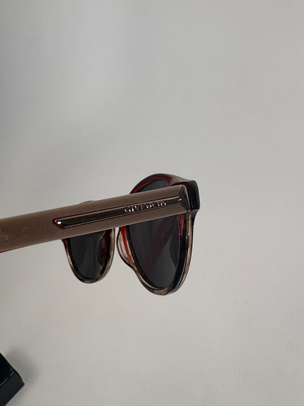 Givenchy Red Round Sunglasses