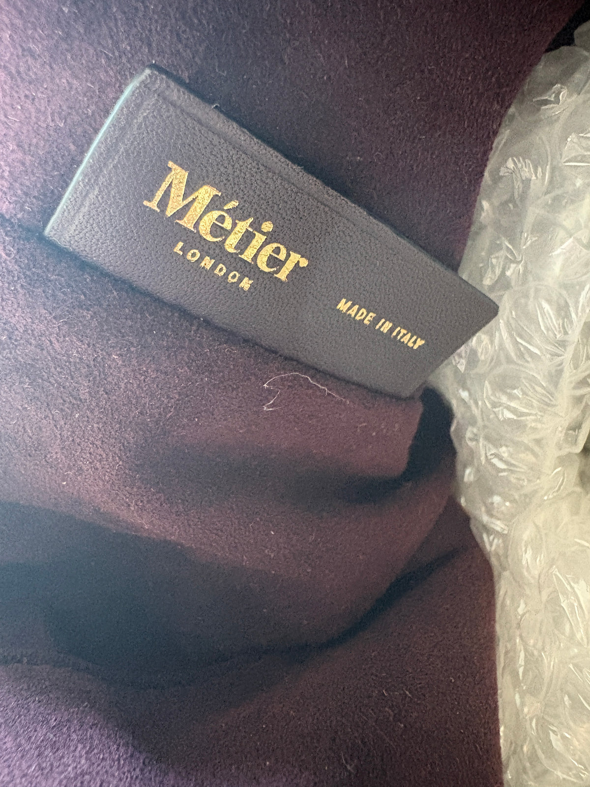Metier Verite City Green Suede Handbag