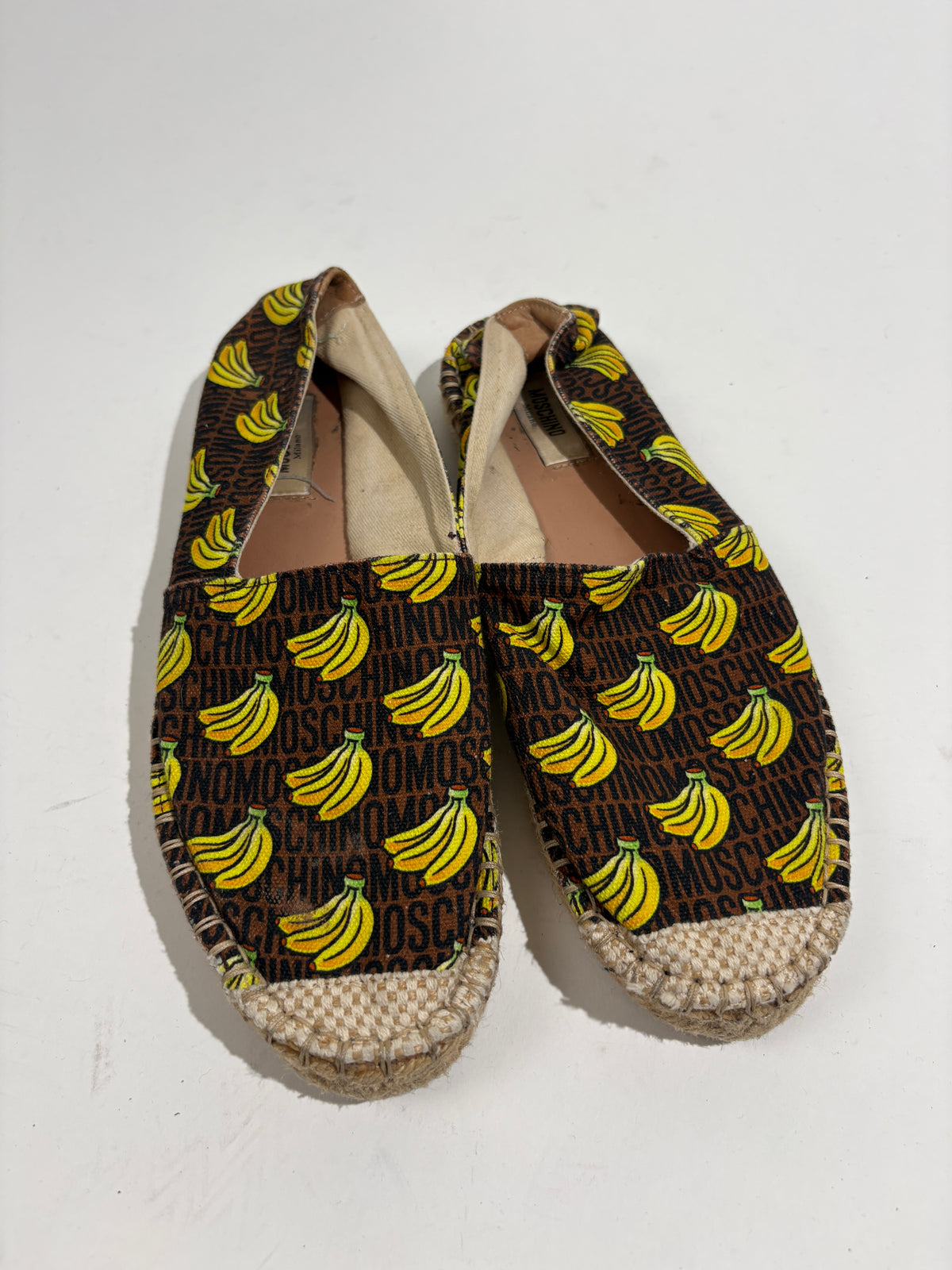 Moschino Brown Bananas Espadrilles