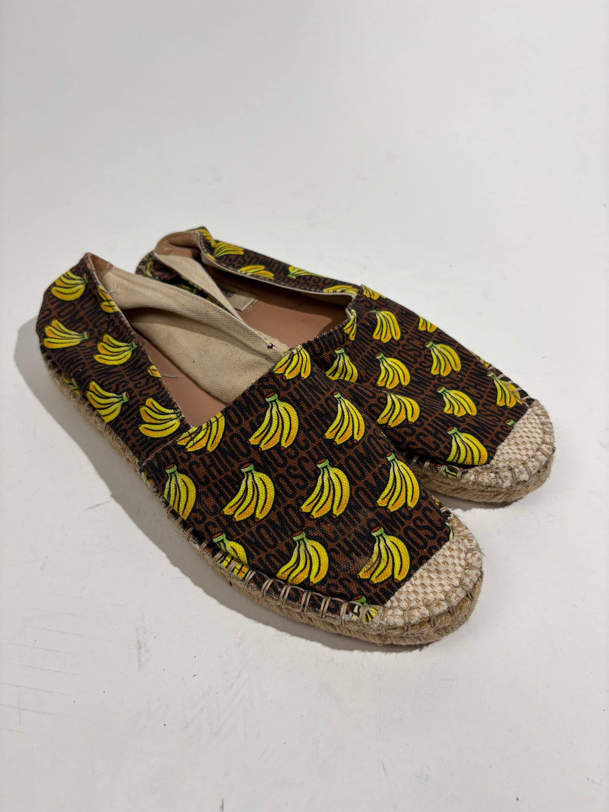Moschino Brown Bananas Espadrilles