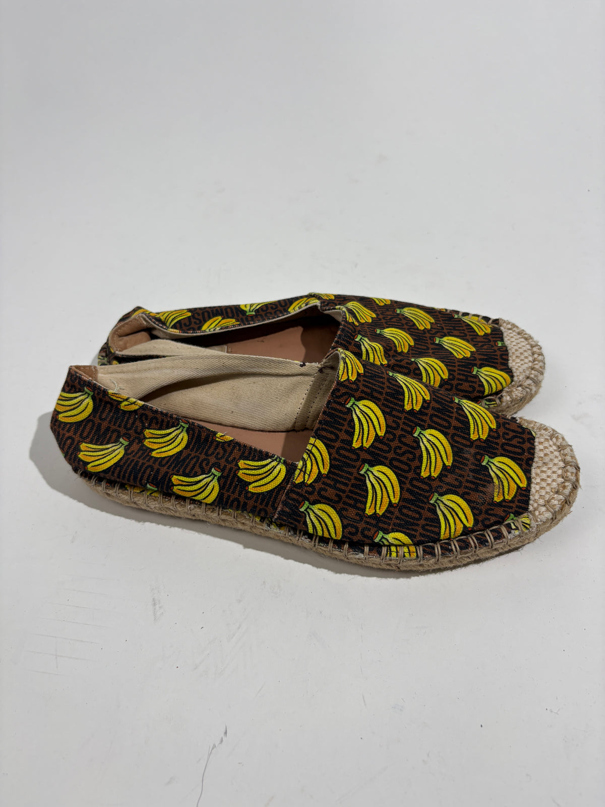 Moschino Brown Bananas Espadrilles