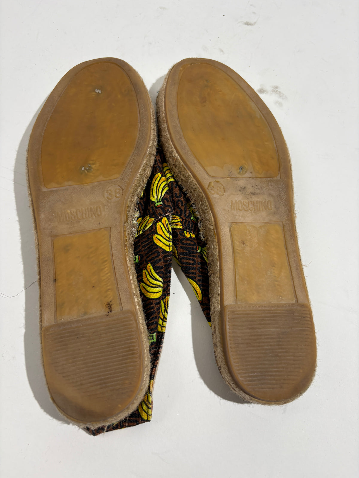 Moschino Brown Bananas Espadrilles