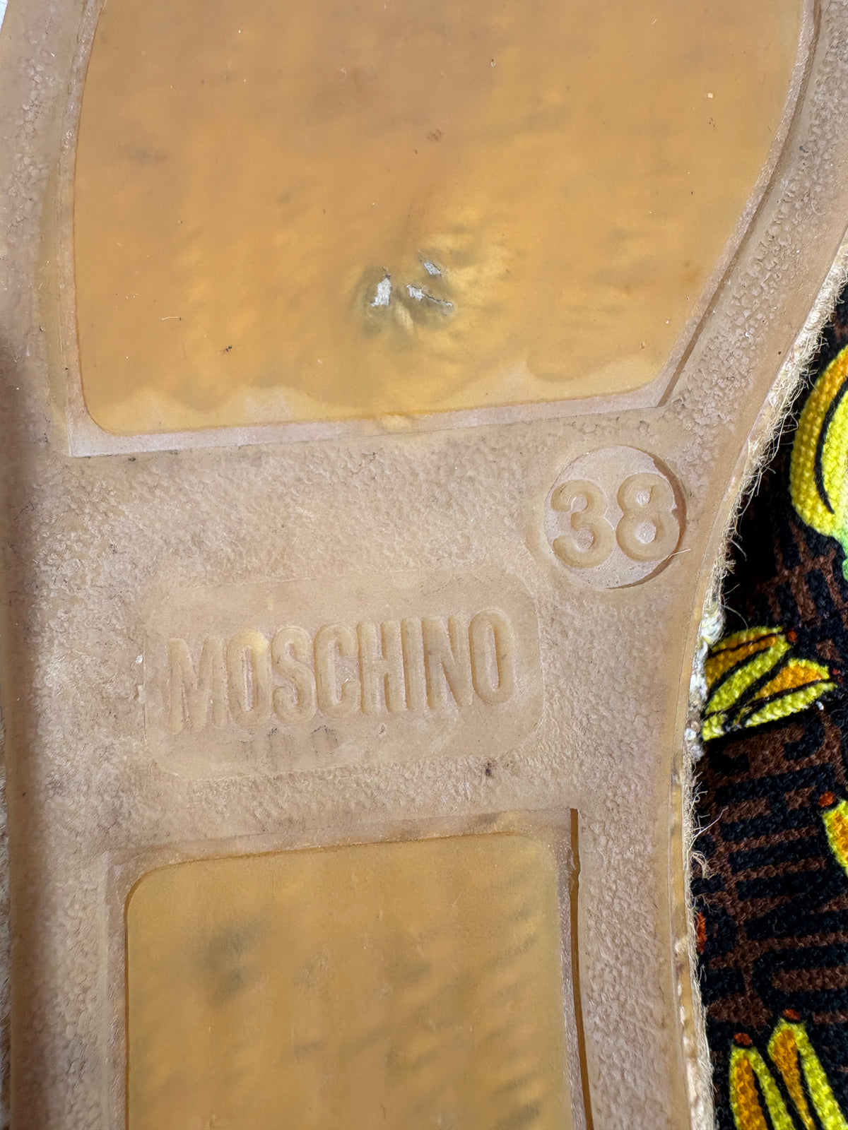 Moschino Brown Bananas Espadrilles