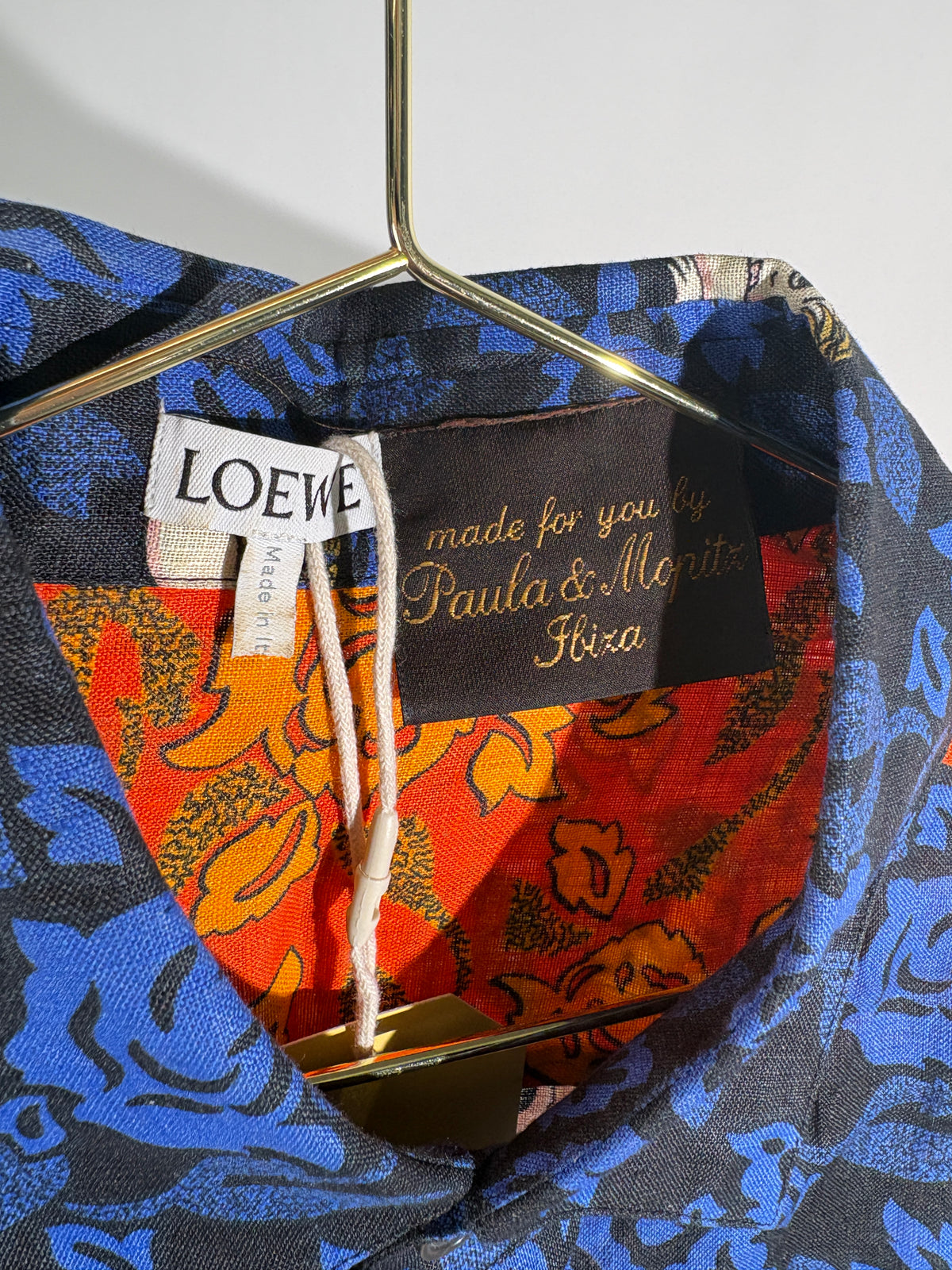 Loewe x Paulas Ibiza Multicoloured Linen Shirt