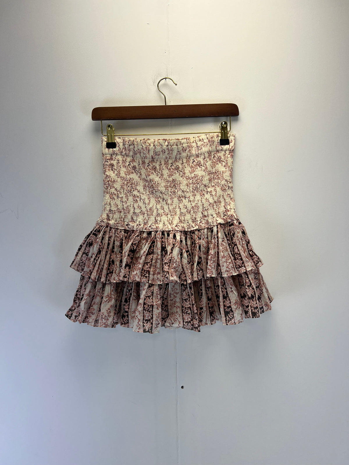Isabel Marant Cream Naomi Floral Skirt