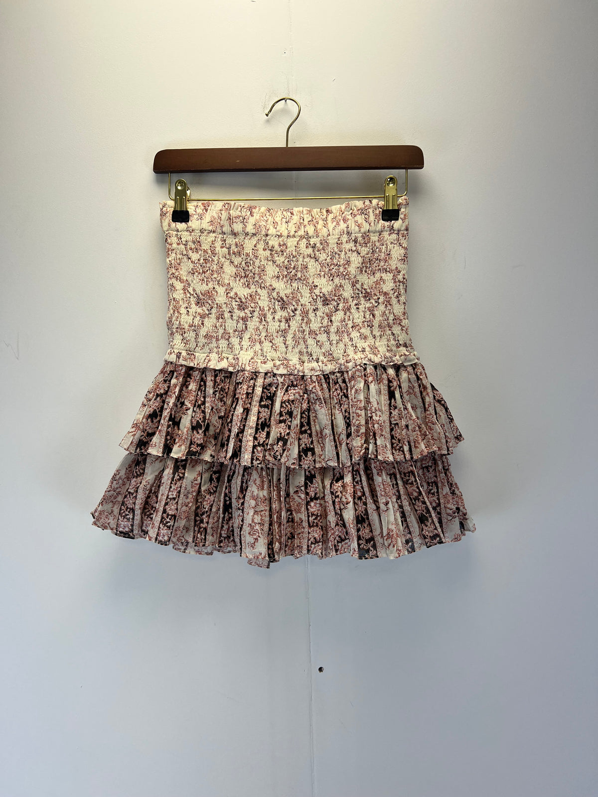Isabel Marant Cream Naomi Floral Skirt
