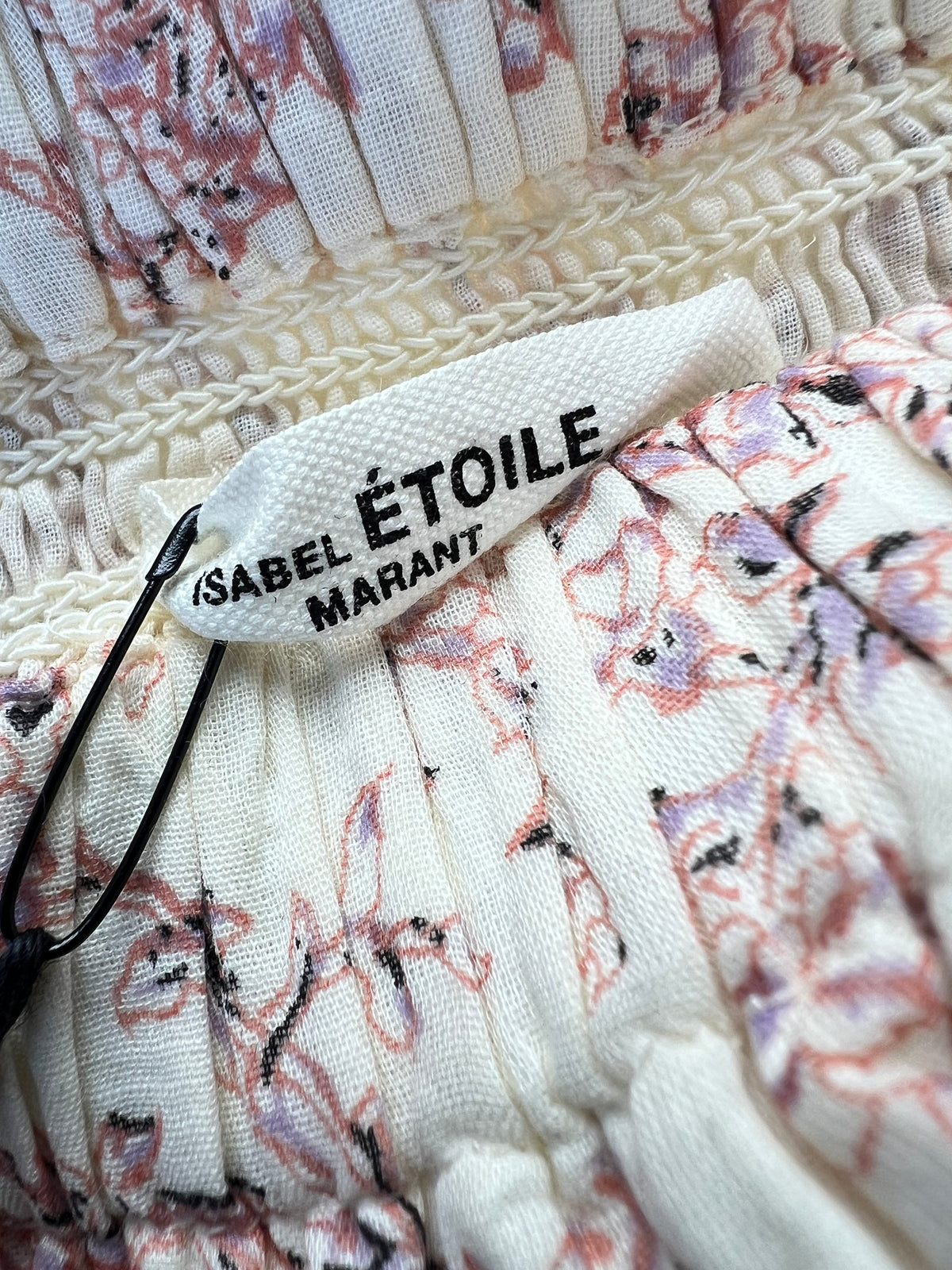 Isabel Marant Cream Naomi Floral Skirt