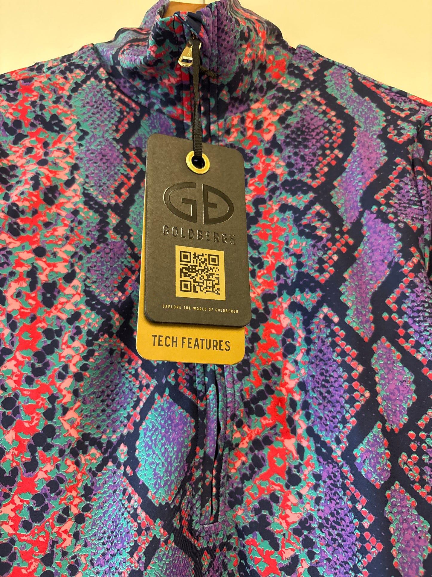 Goldbergh Fiesta Ski Pully in Snake