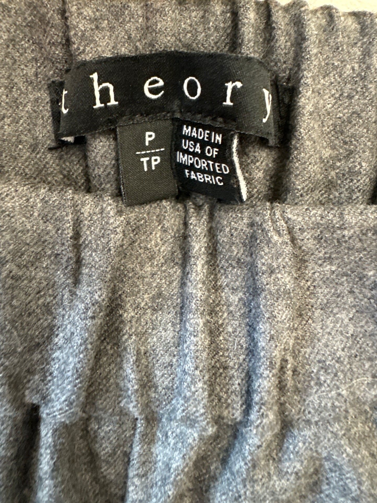 Theory Grey Wool Trousers