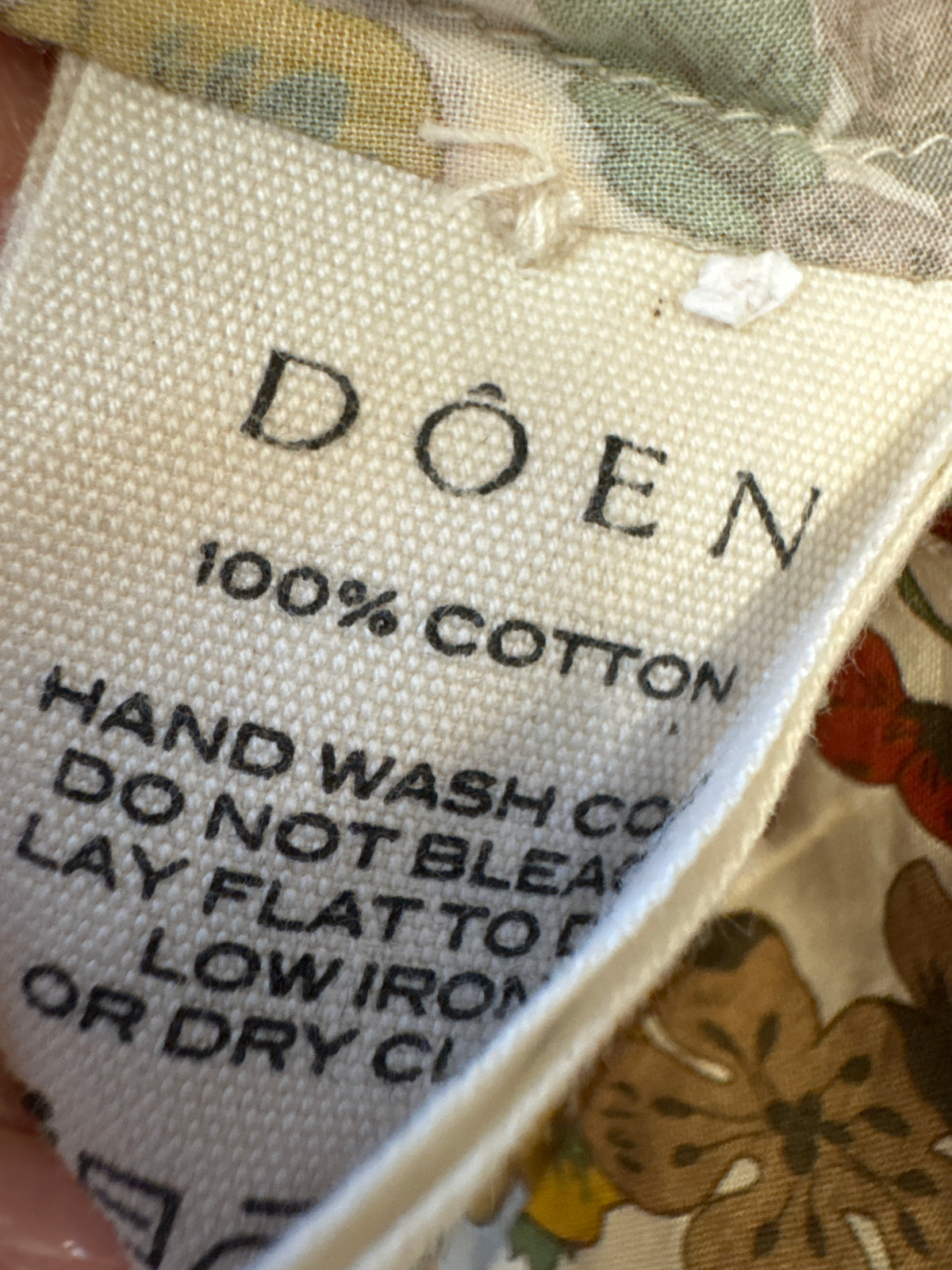 Doen X Liberty Loretta Autumnal Ditsy Floral Cotton Midi Dress