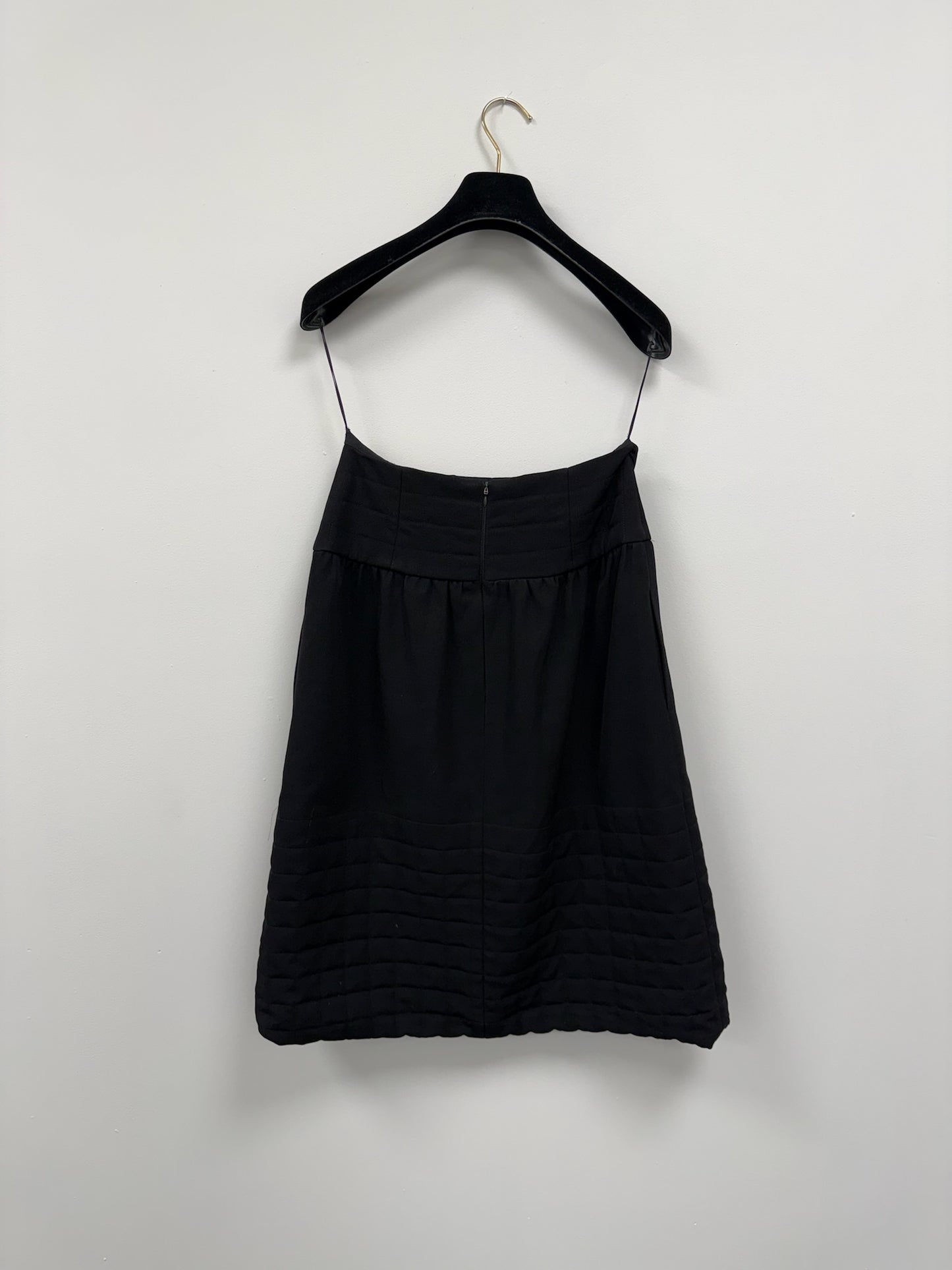 Chanel Black Quilted Midi Skirt Spring/Summer 2003