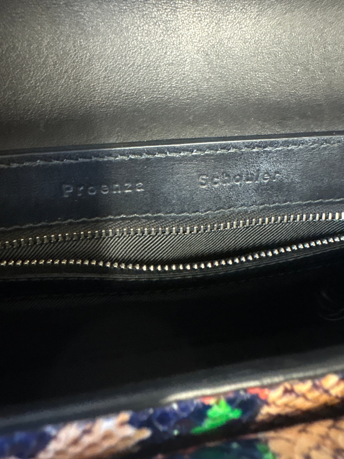 Proenza Schouler PS11 Crossbody Multi Color Snake
