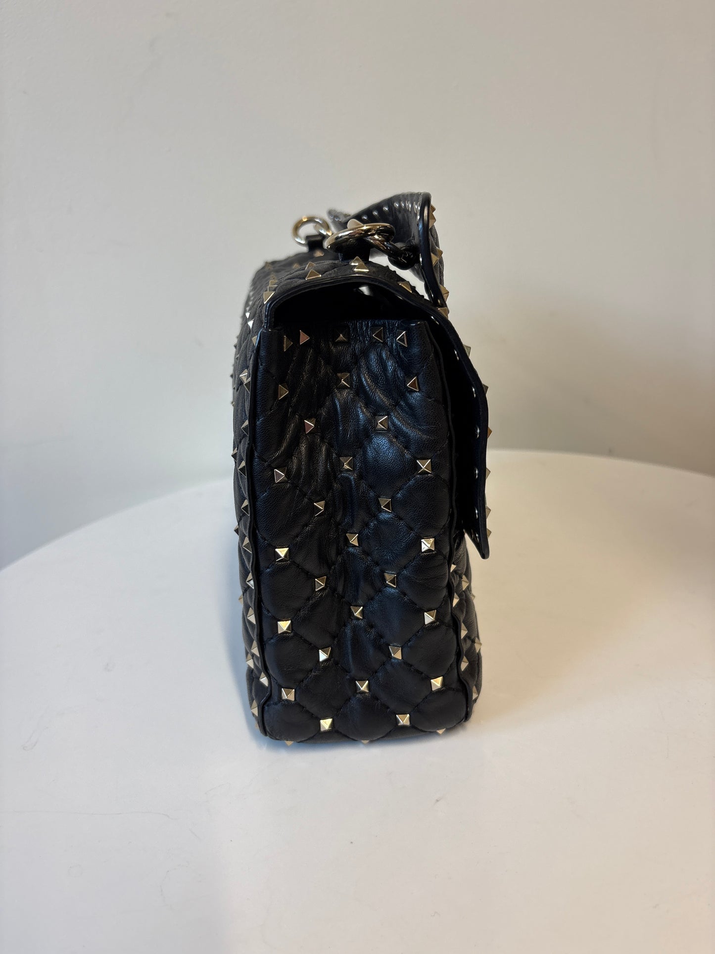 Valentino Garavani Rockstud Spike Bag In Black