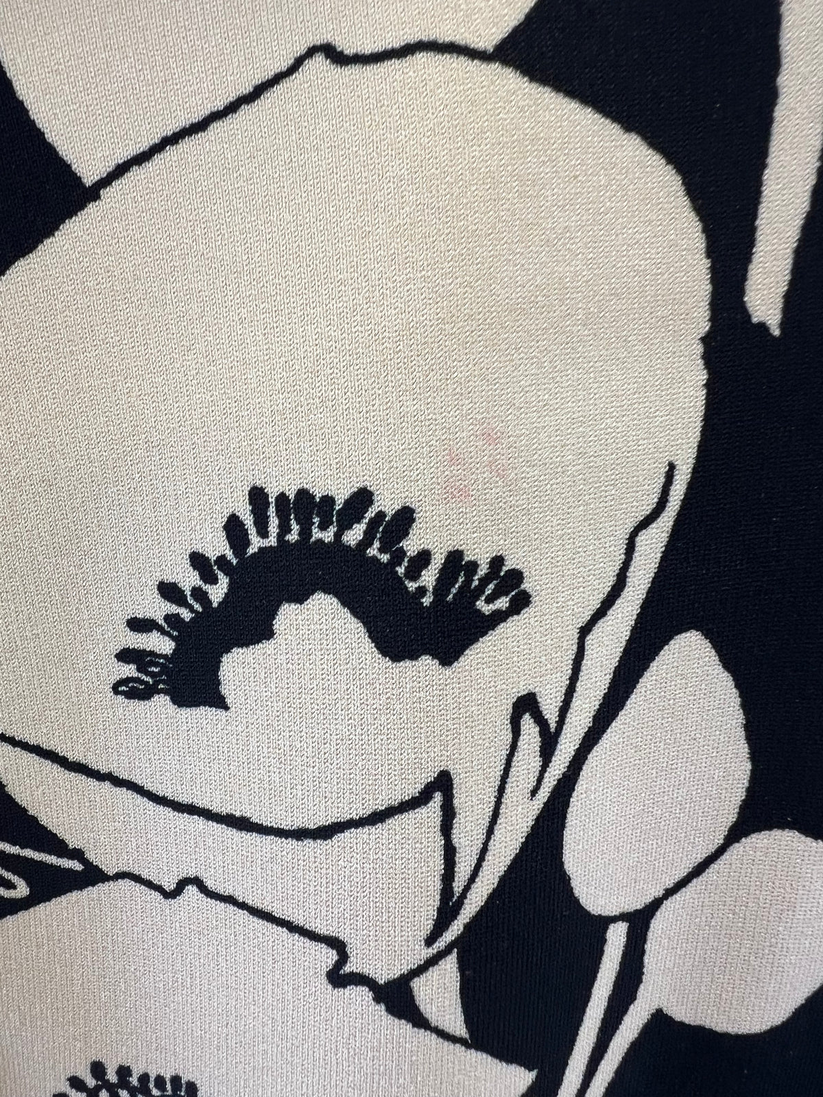 Gucci Black And Cream Poppy Dress