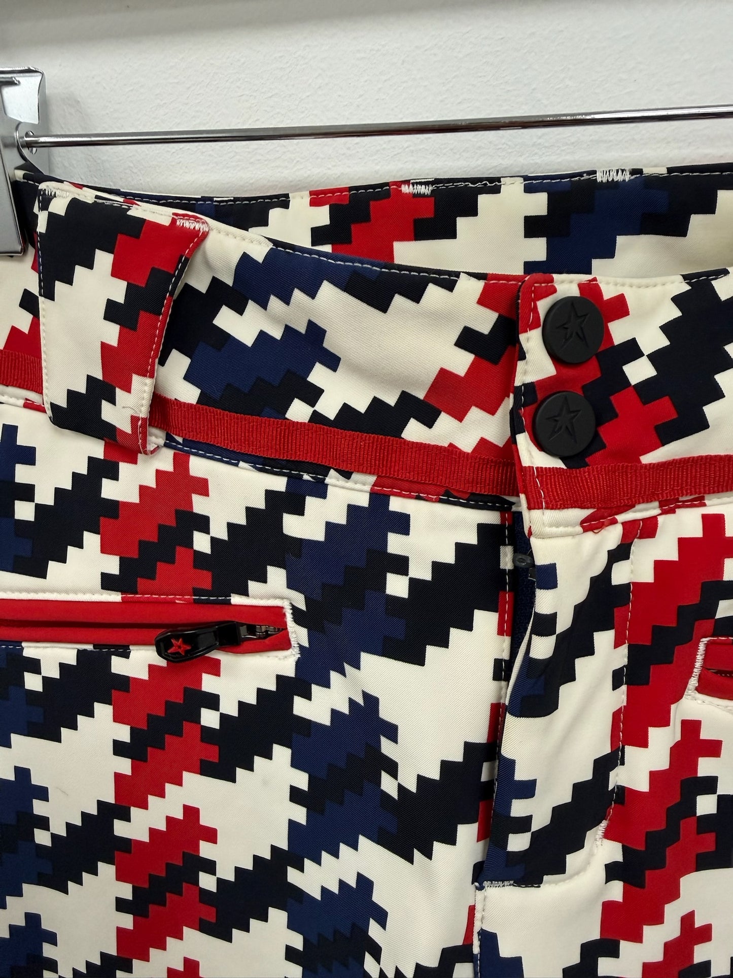 Perfect Moment Houndstooth High Waist Ski Trouser