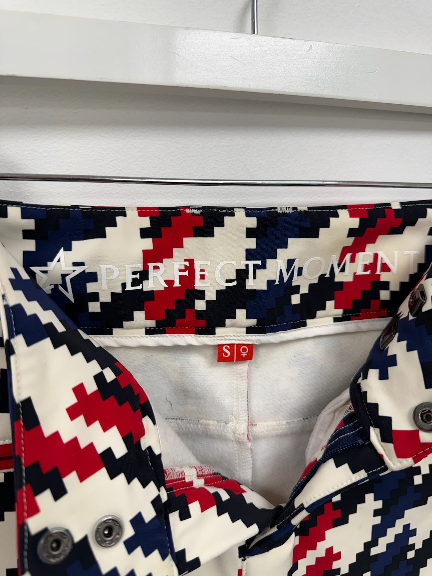Perfect Moment Houndstooth High Waist Ski Trouser