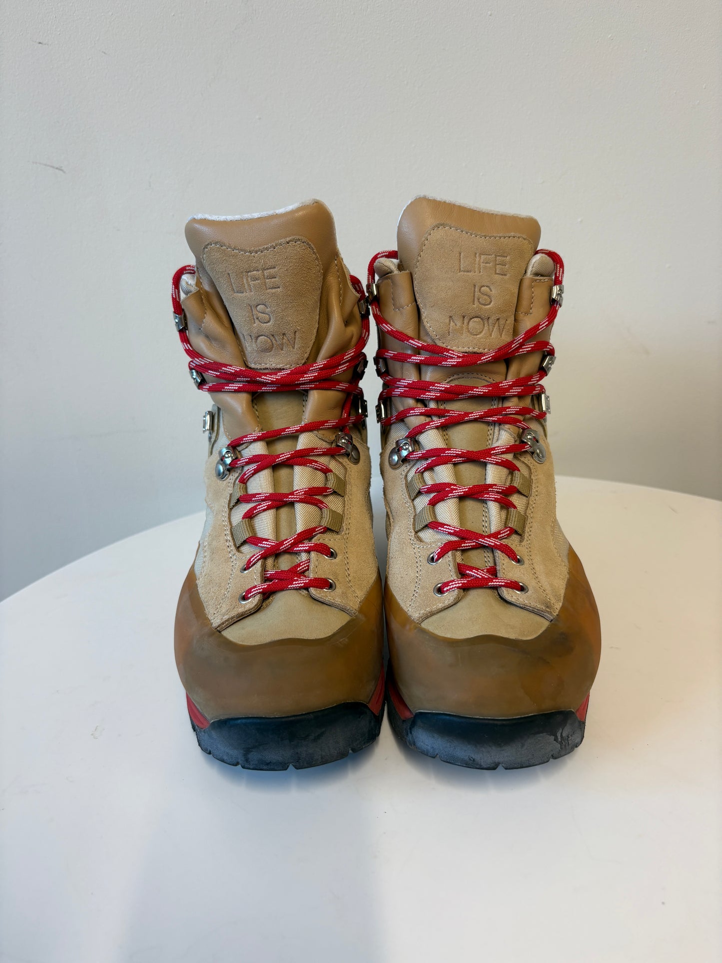 Ganni Beige Walking Sarai Boots
