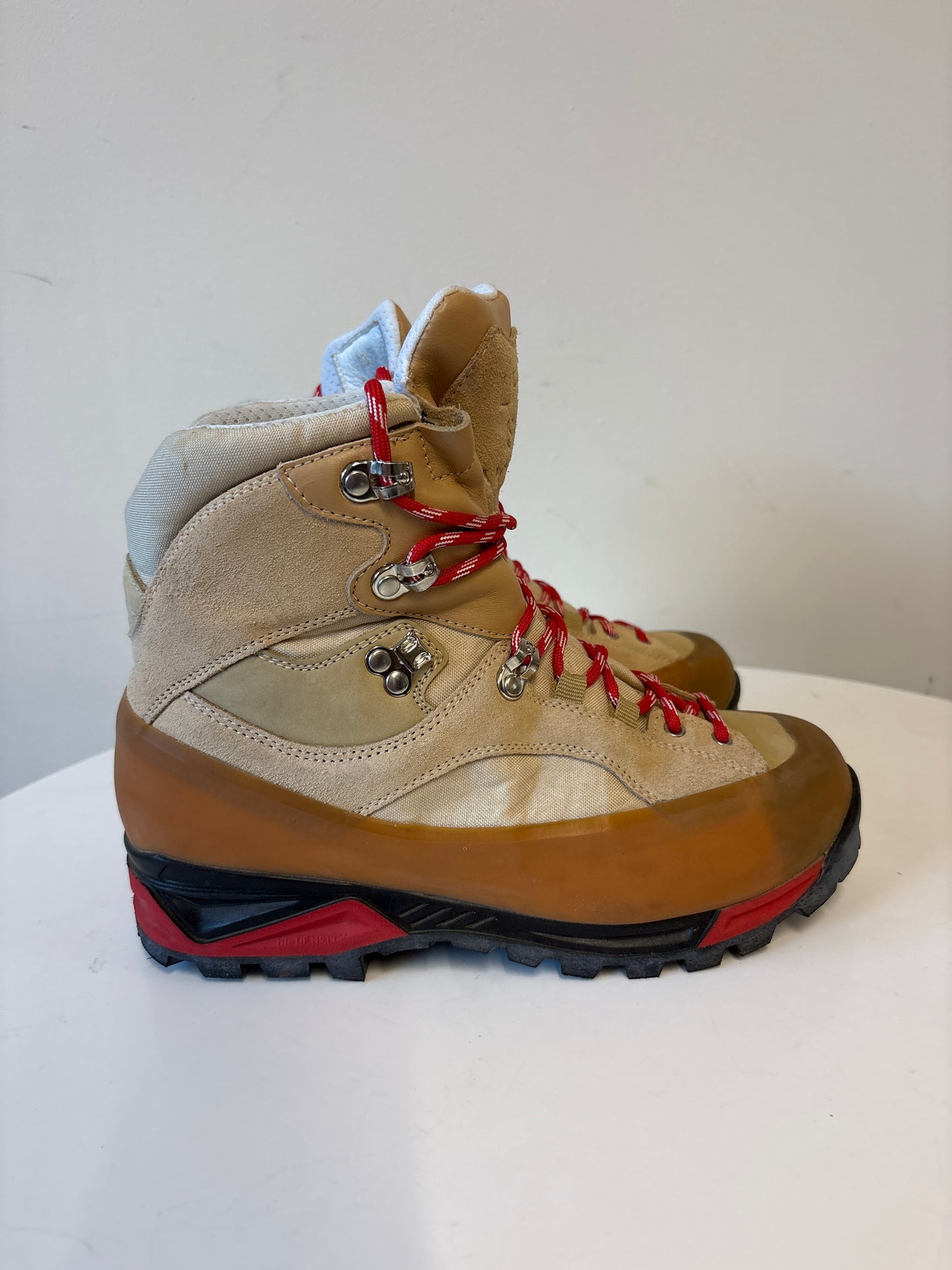 Ganni Beige Walking Sarai Boots