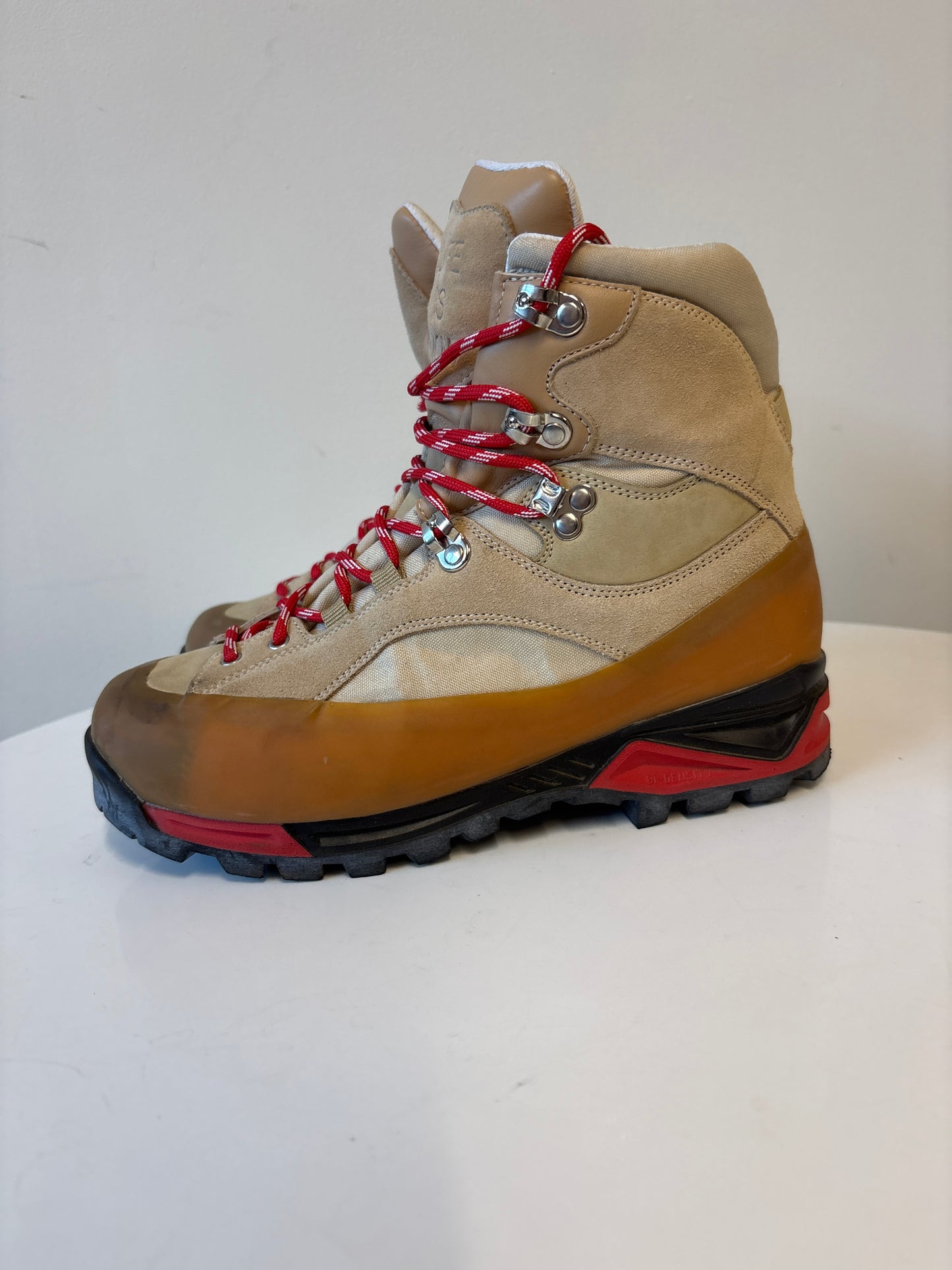 Ganni Beige Walking Sarai Boots