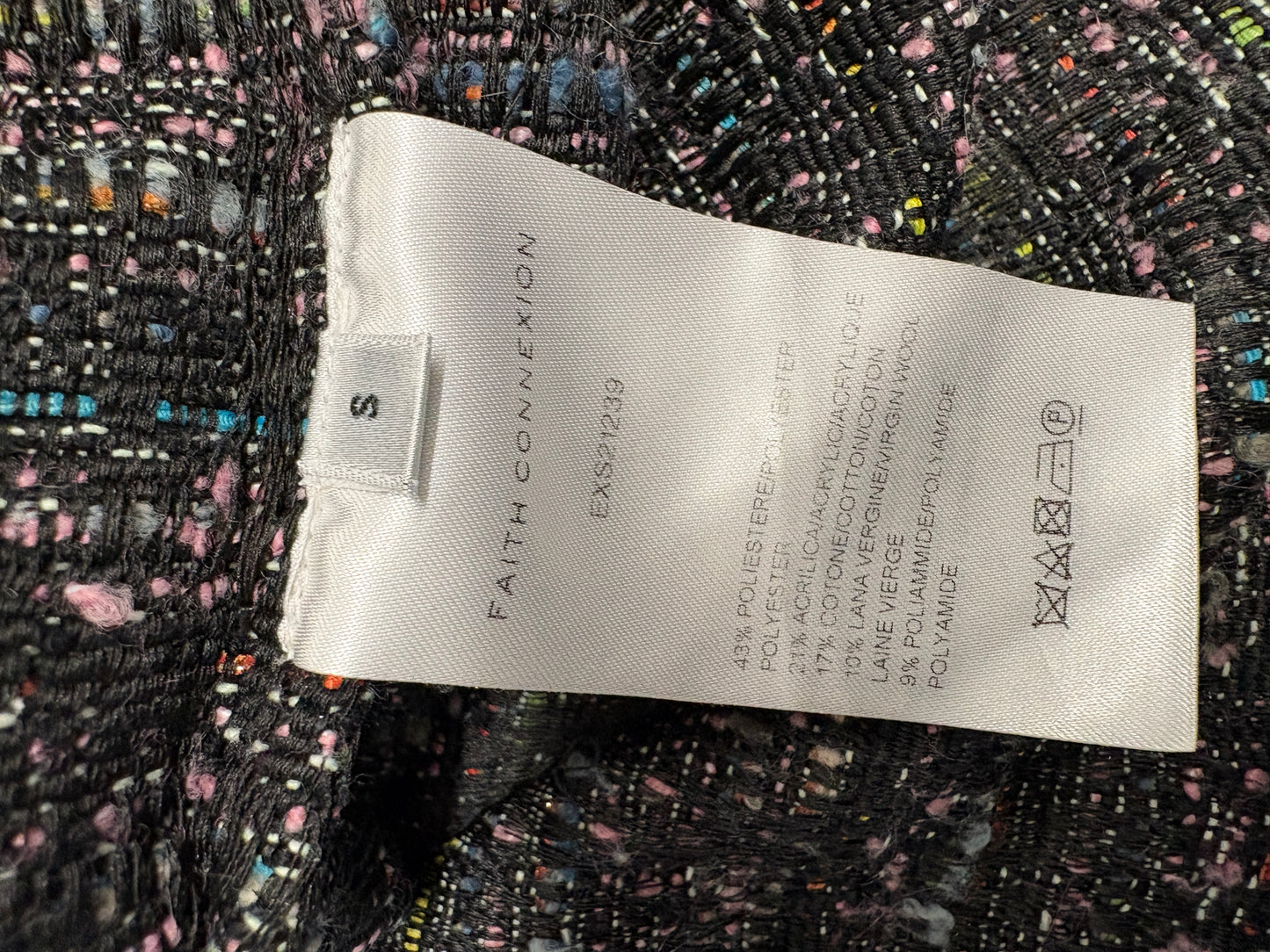 Faith Connexion Multicolour Tweed Shacket