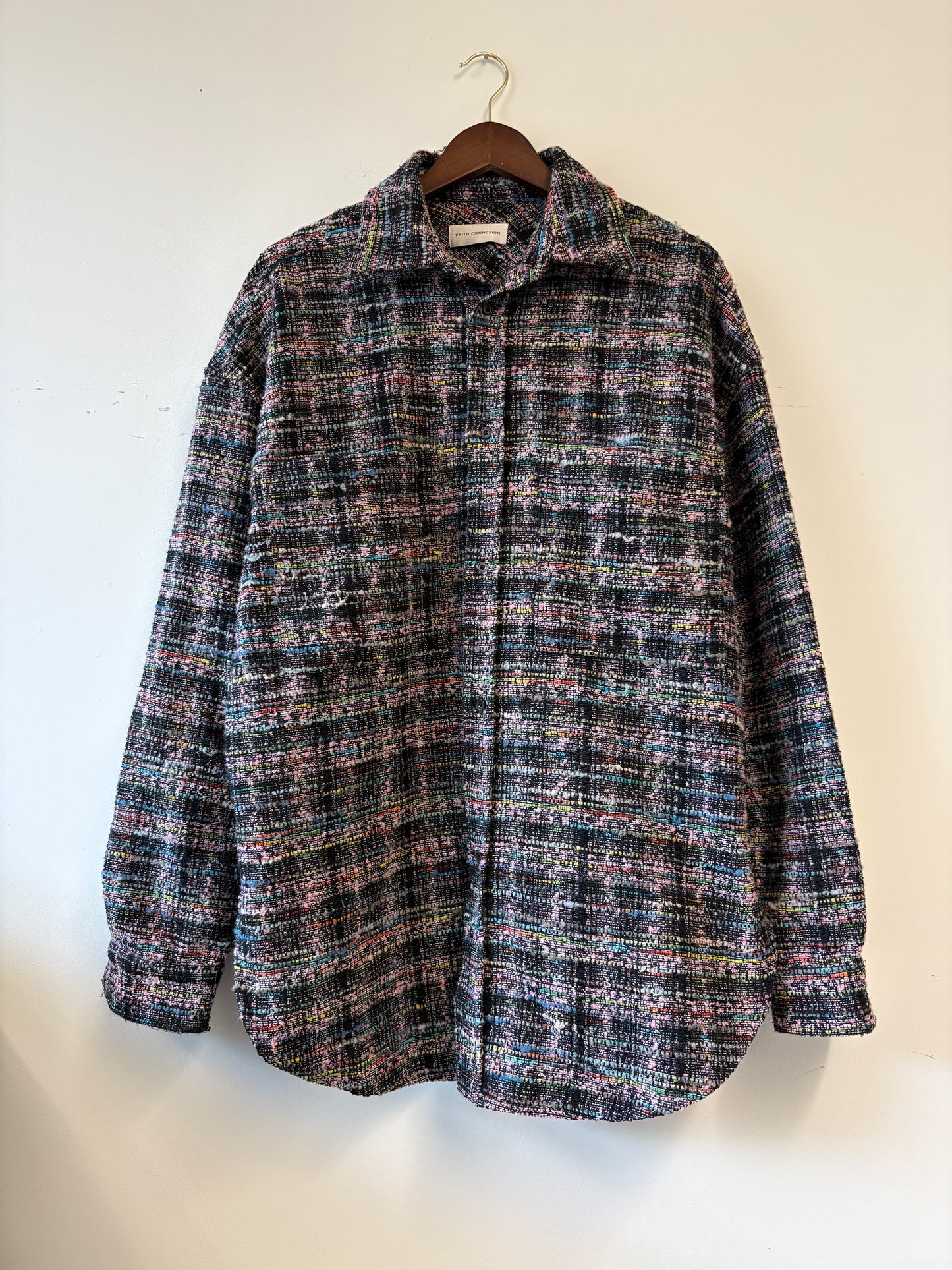 Faith Connexion Multicolour Tweed Shacket