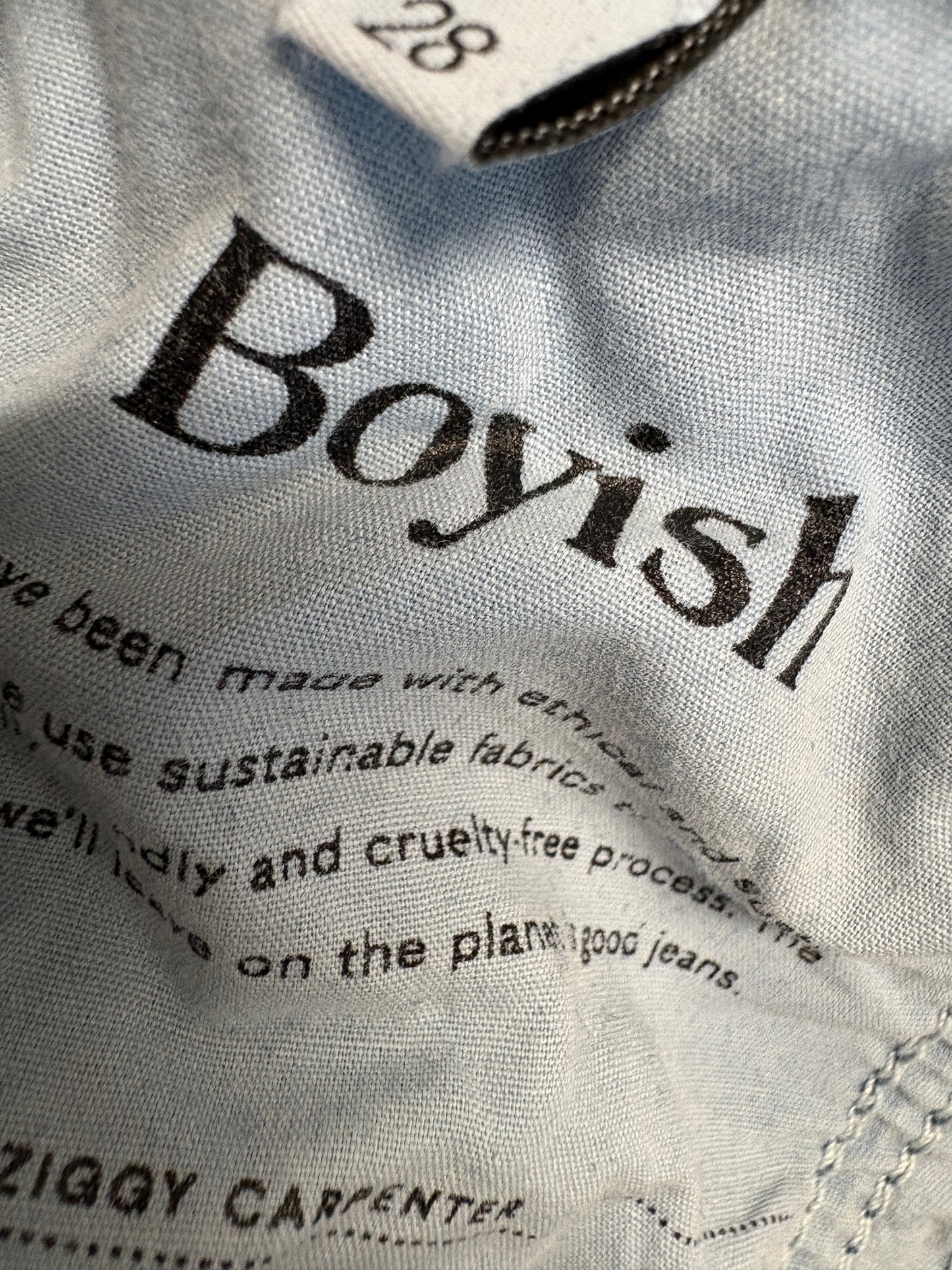 Boyish The Ziggy Carpenter Blue Jeans