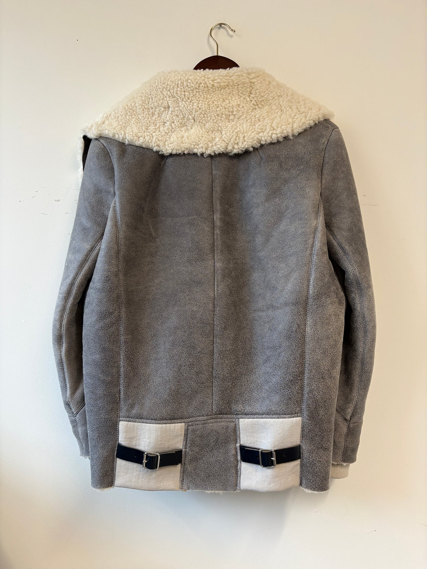 Iro Grey Jenny Shearling Coat