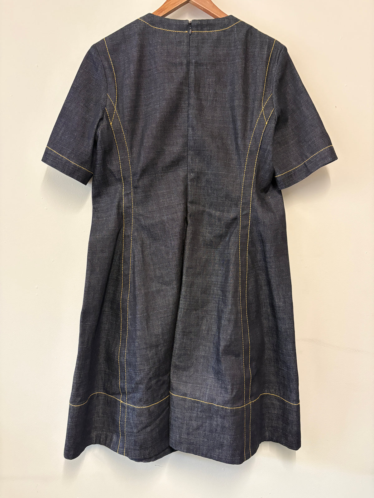Marni Blue Denim A-Line Dress 2017