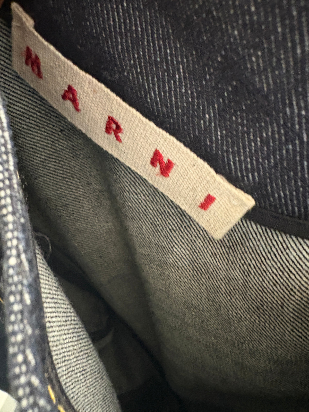 Marni Blue Denim A-Line Dress 2017