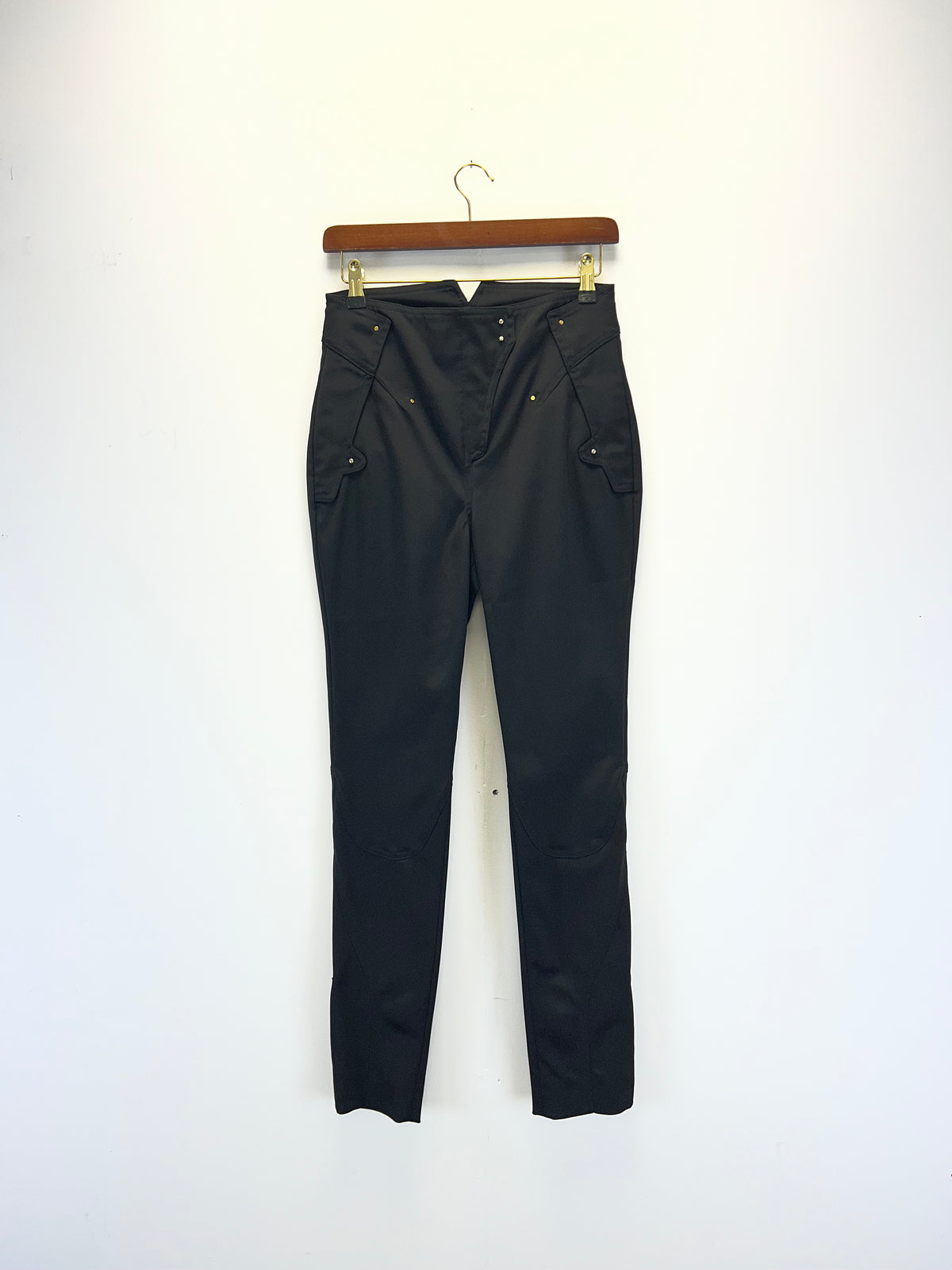 Esteban Cortazar Black Skinny Trousers