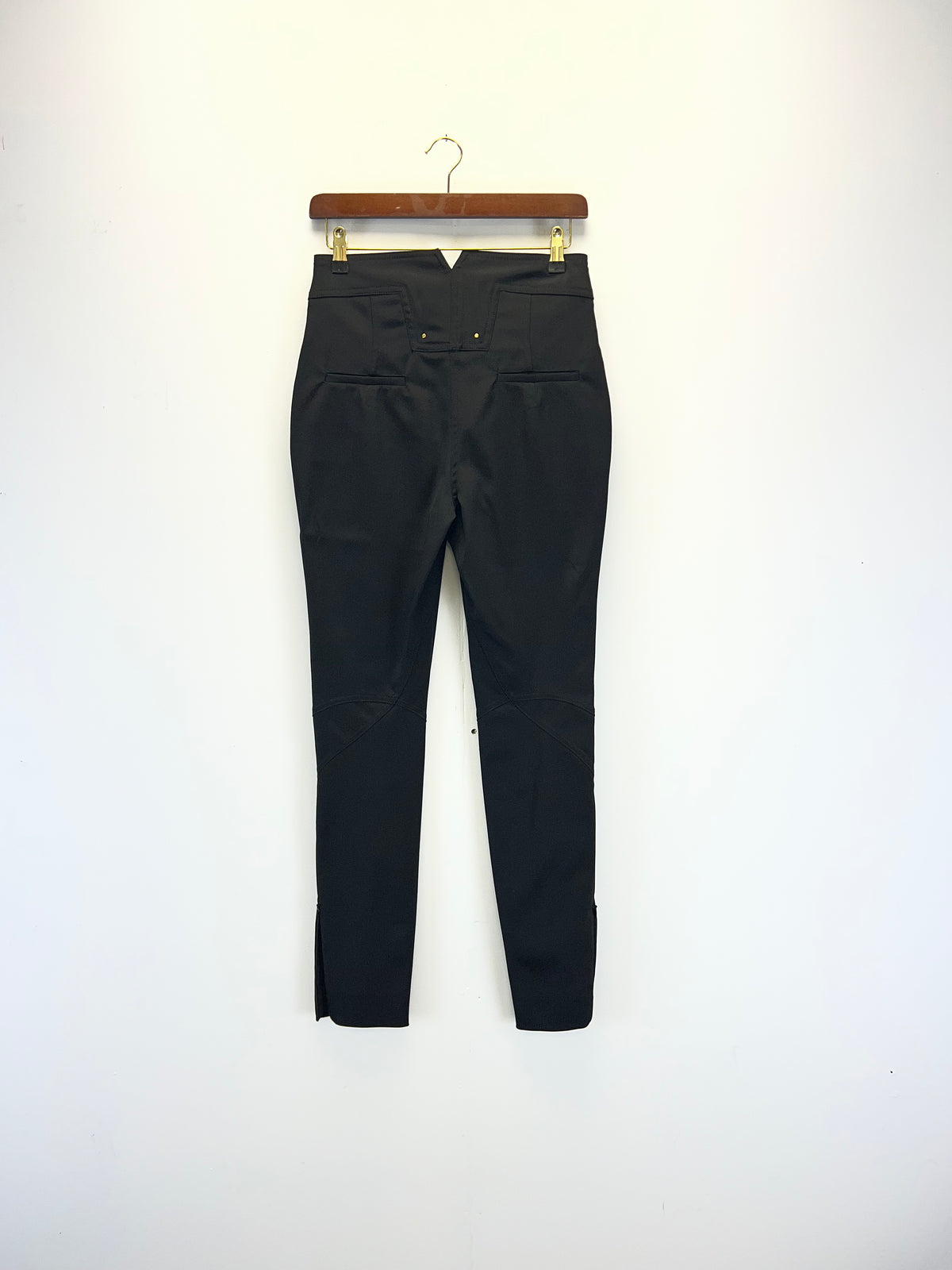 Esteban Cortazar Black Skinny Trousers