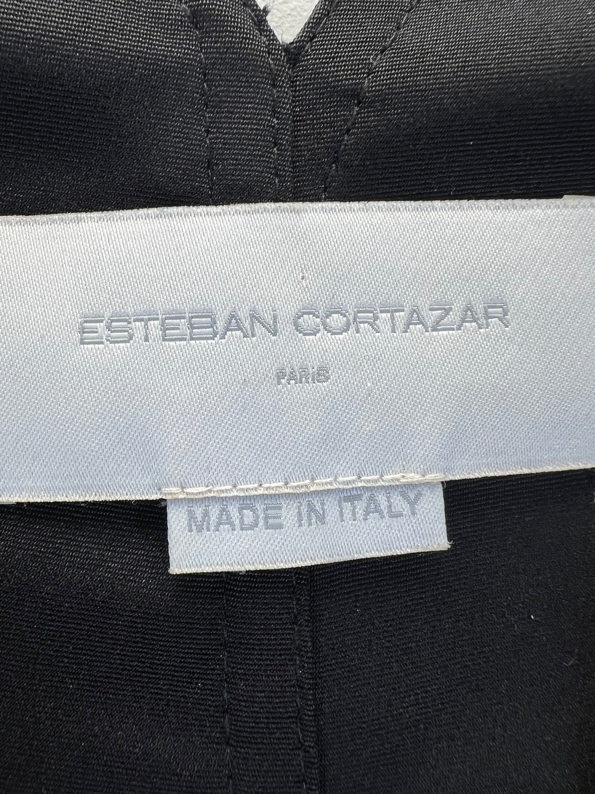 Esteban Cortazar Black Skinny Trousers