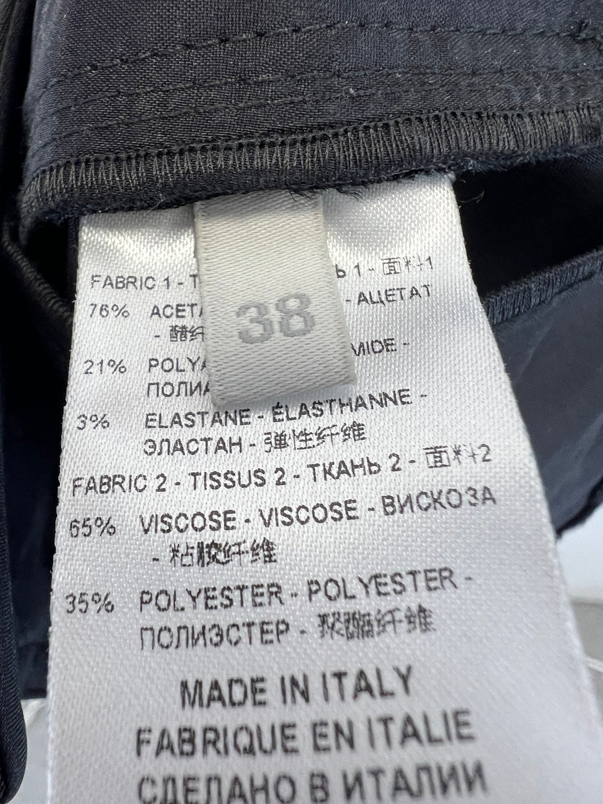 Esteban Cortazar Black Skinny Trousers