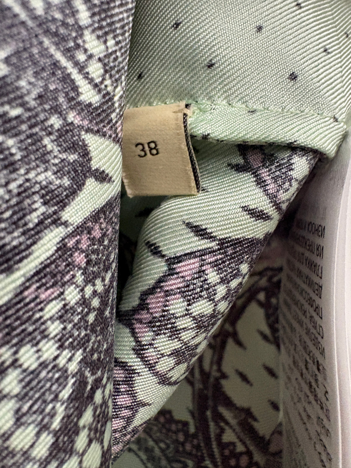 Gucci Purple Green Paisley Print Shirt And Trouser Co-ord