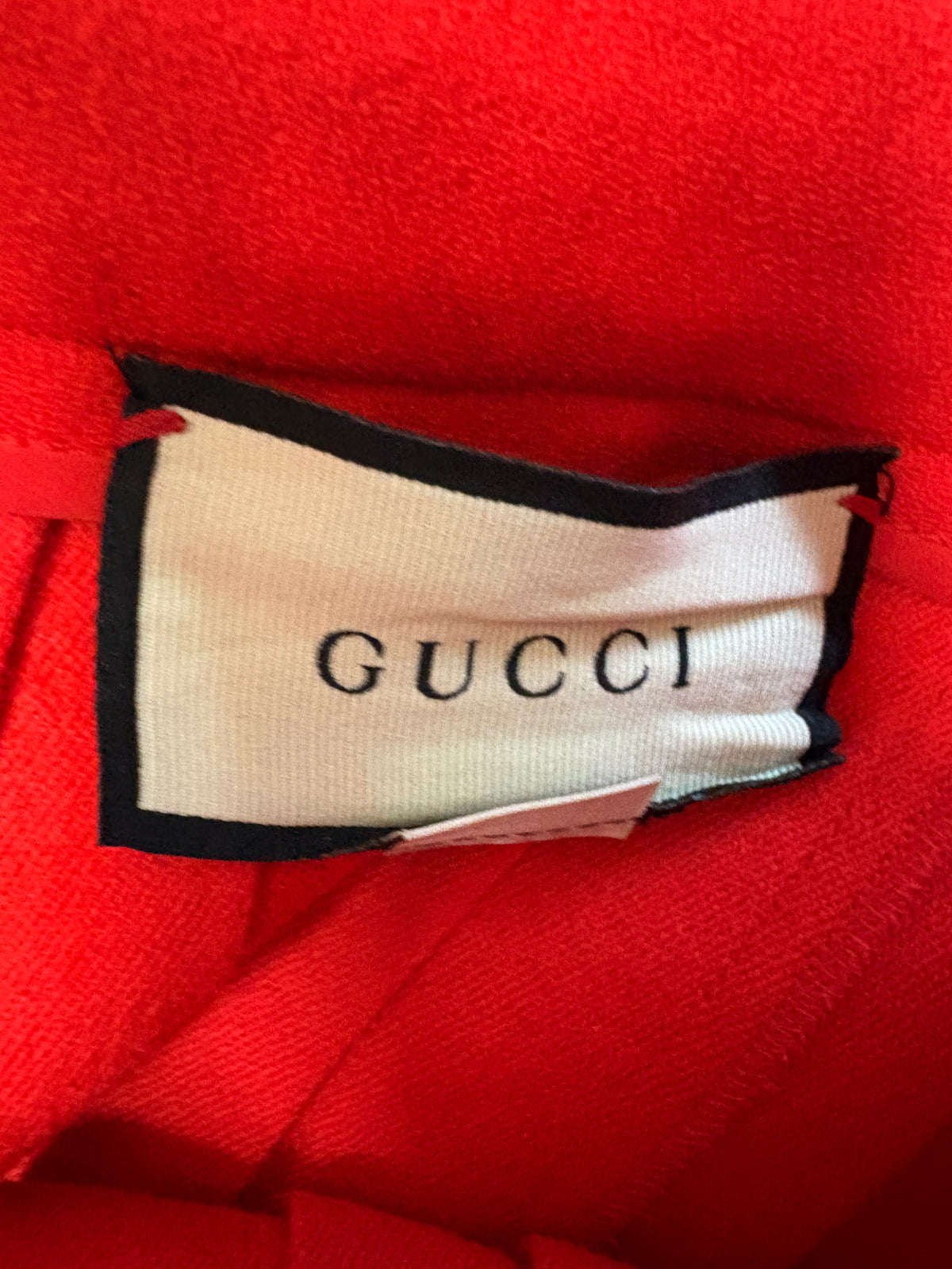 Gucci Red Horsebit Midi Skirt