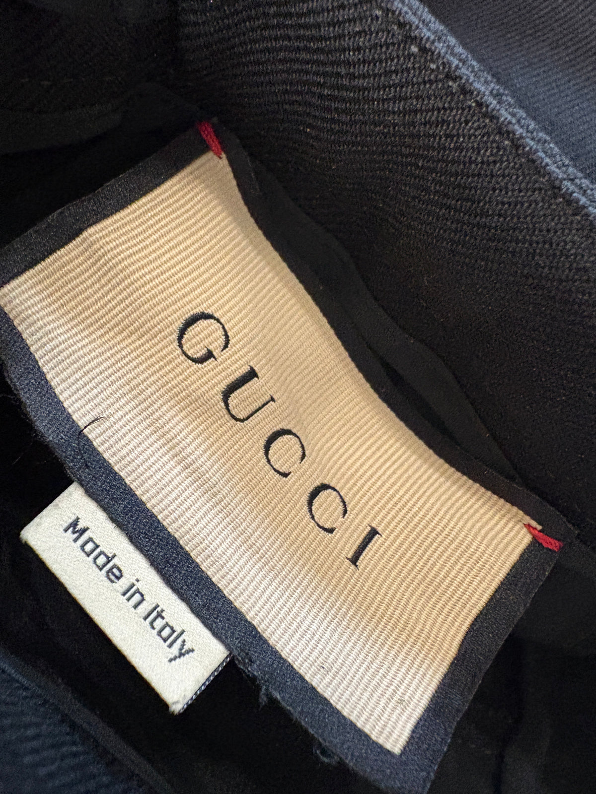 Gucci Monochrome Wool Trousers