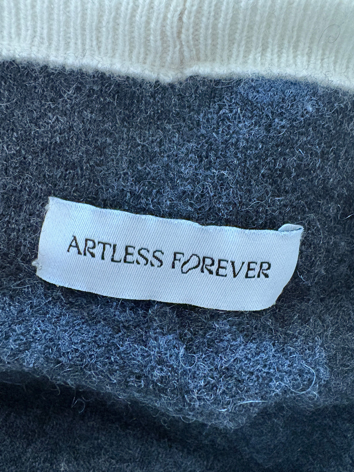 Artless Grey Knit Tove Layered Joggers
