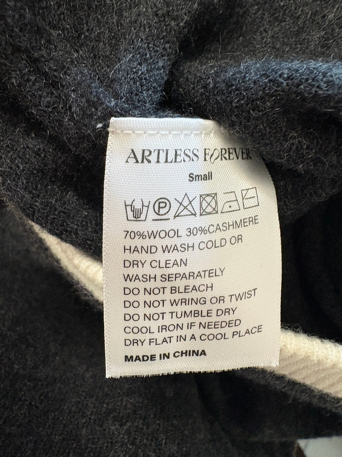 Artless Grey Knit Tove Layered Joggers