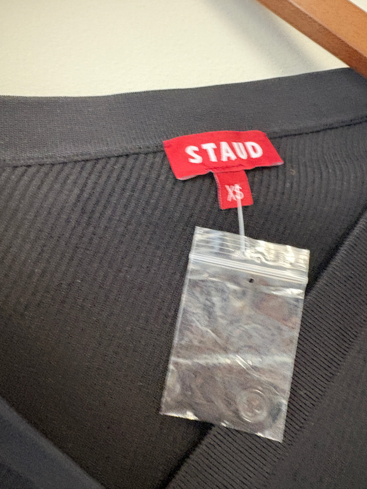 Staud Black Craftsman Sweater