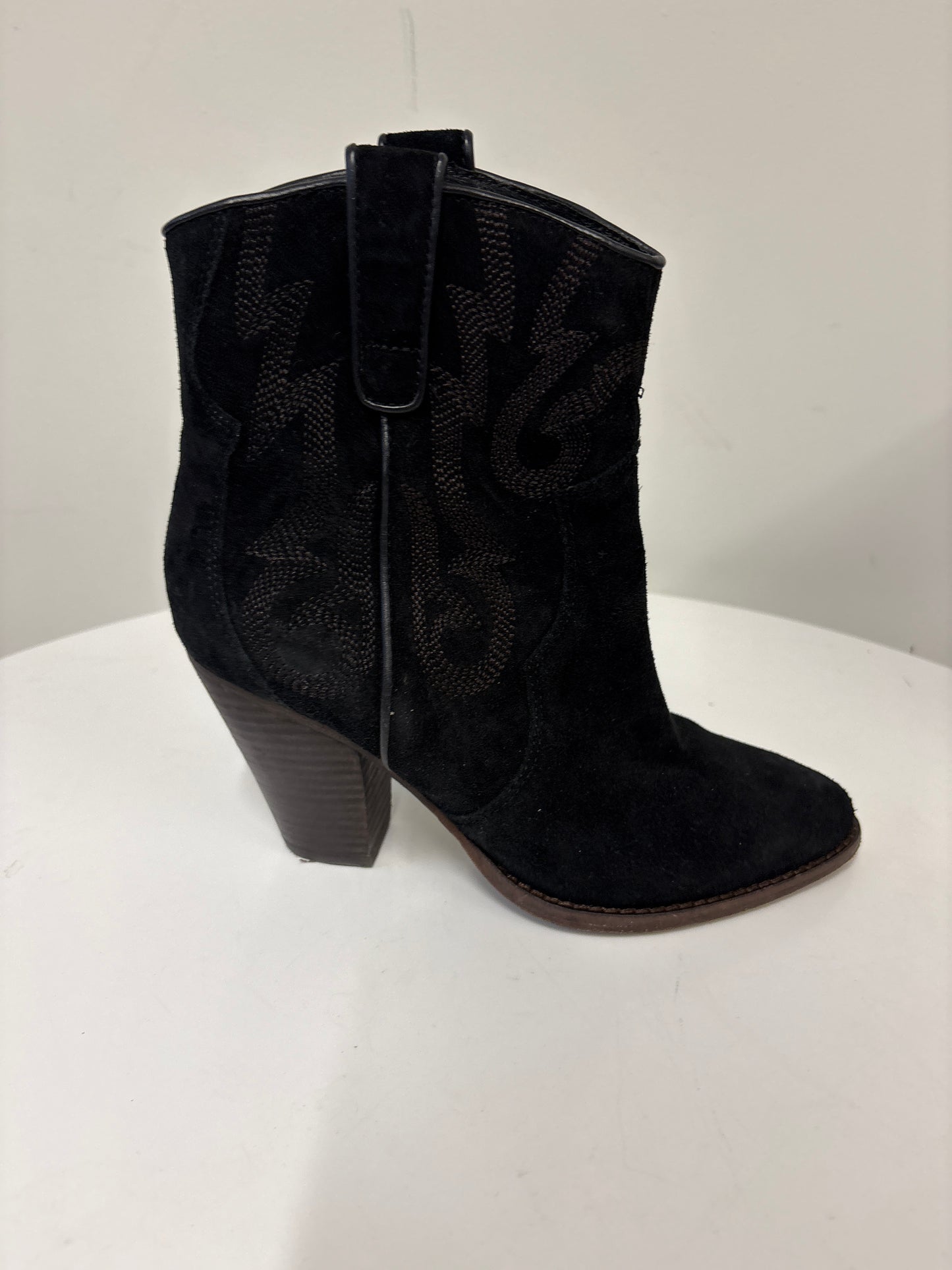 Ash Joe Black Suede Ankle Boots