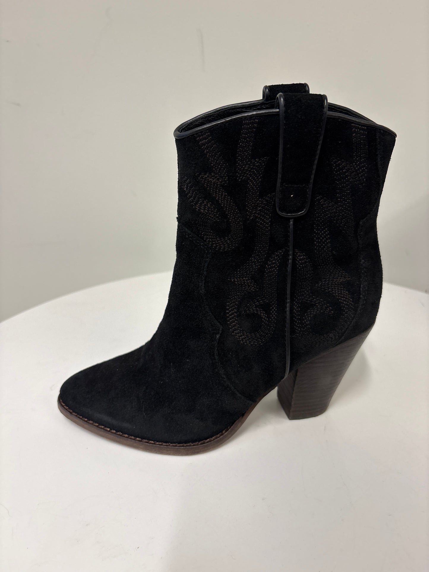 Ash Joe Black Suede Ankle Boots